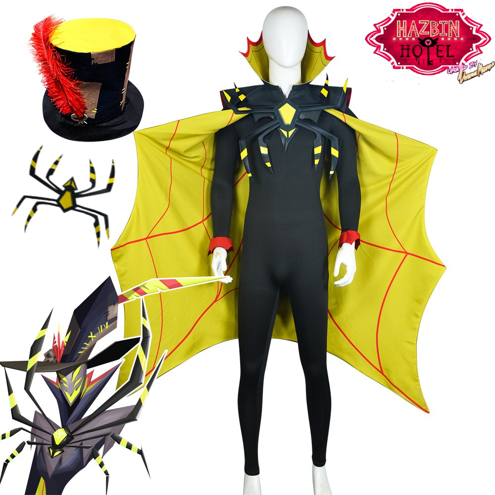 Men Accessories Hat - Hazbin Hotel Cosplay Costume Sinner Lord