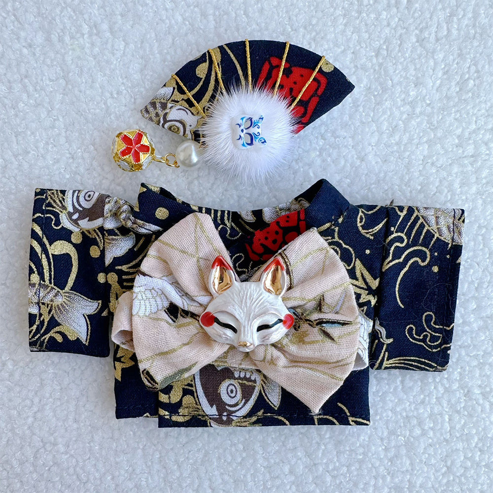 Men'S Kimono Accessories - Japanese Style Kimono Set for 15-17cm
