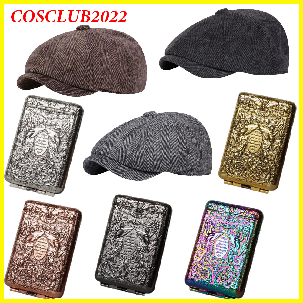 Men Accessories Hat - Tommy Shelby Cosplay Beret Hat Cigarette