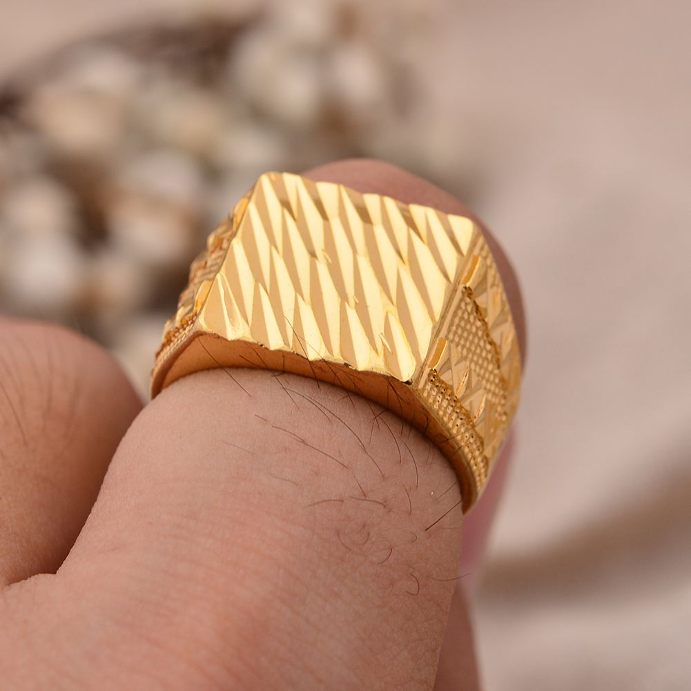 24k Dubai Gold Color Rings For - Men'S Accessories Dubai 리뷰 및 가격