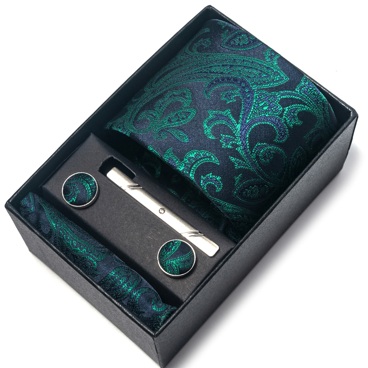Brand Silk Tie Men Wedding Gif - Neck Tie Set Box 리뷰 및 가격