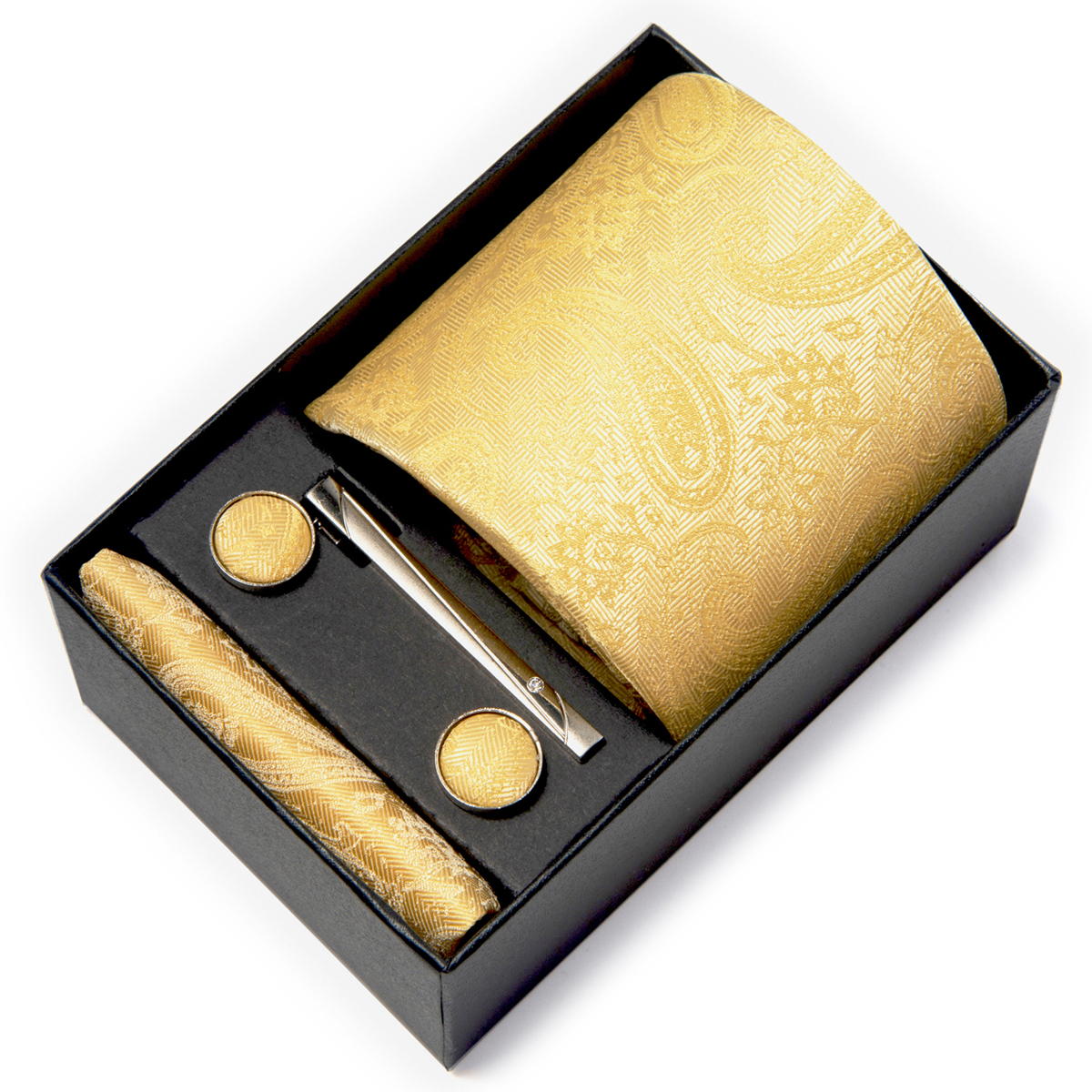 Brand Silk Tie Men Wedding Gif - Neck Tie Set Box 리뷰 및 가격