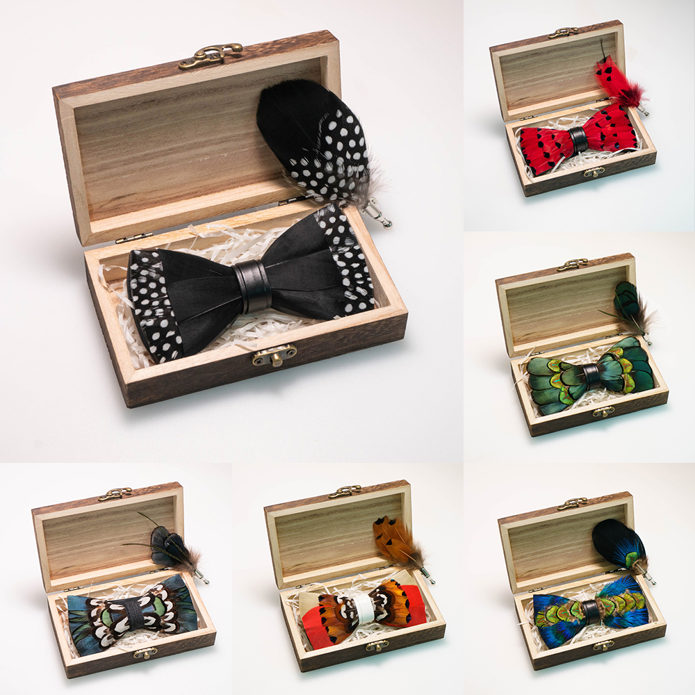 EASTEPIC Handmade Feather Bow  - Neck Tie Set Box 리뷰 및 가격