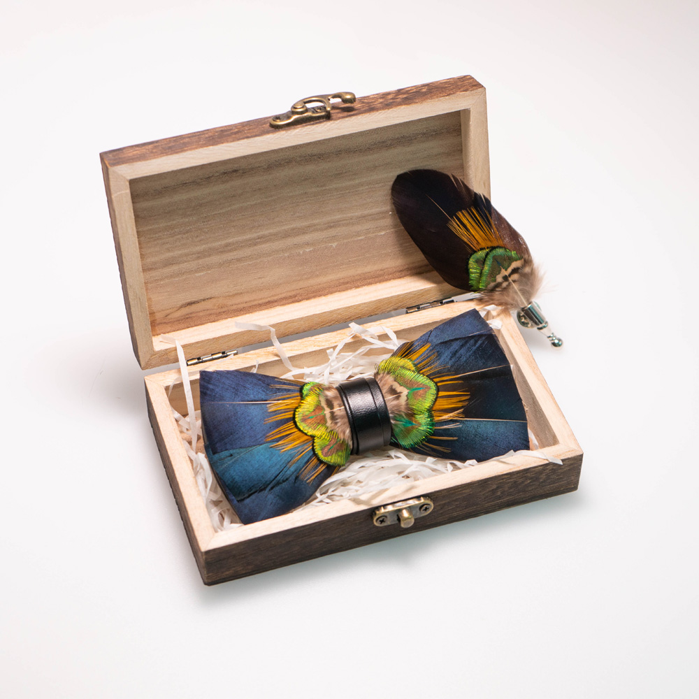 EASTEPIC Handmade Feather Bow  - Neck Tie Set Box 리뷰 및 가격