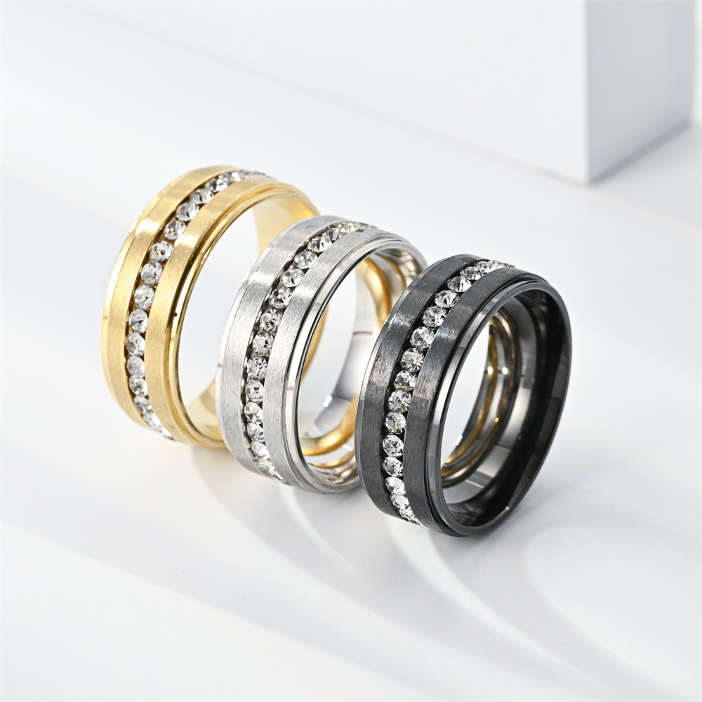 Stainless Steel Diamond Rings  - Men'S Accessories Gift Ideas 리뷰 및 가격