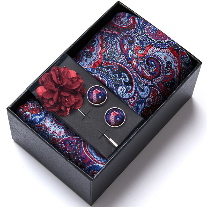 Men's suit accessories, 4-piec - Neck Tie Set Box 리뷰 및 가격