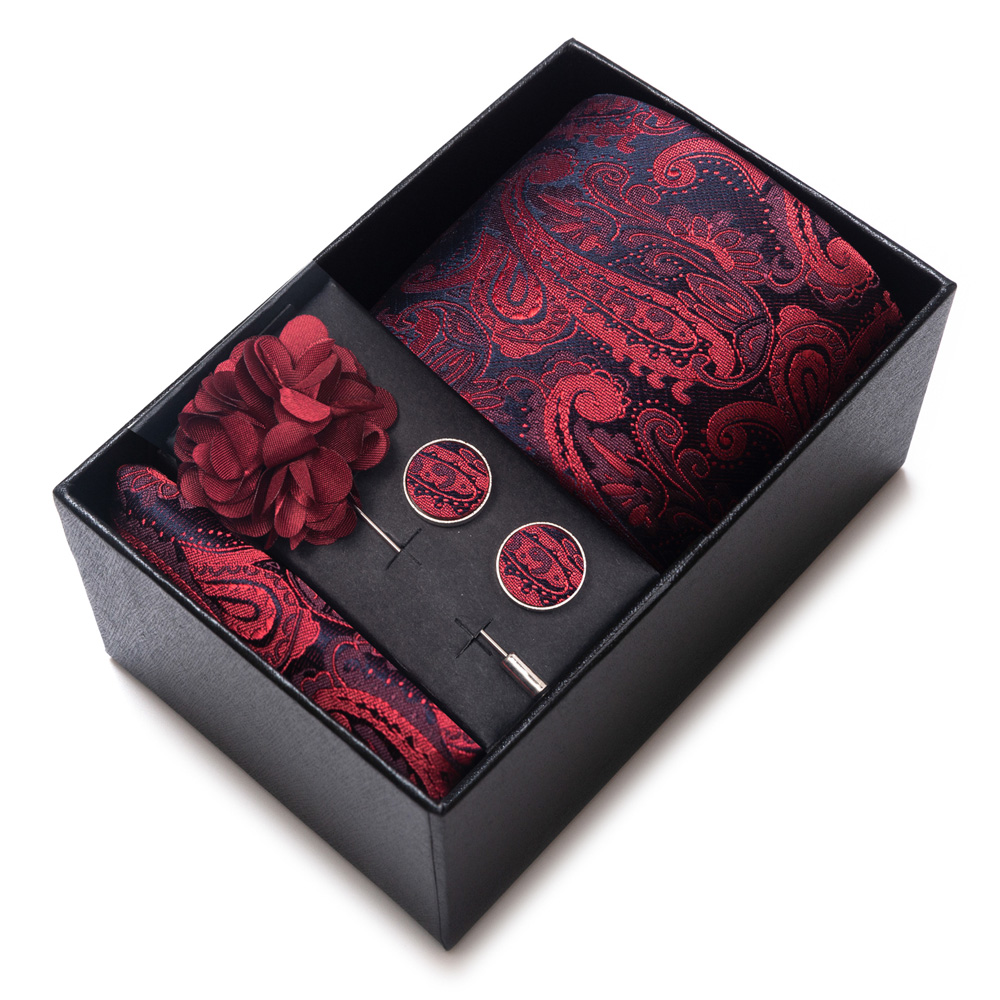 Men's suit accessories, 4-piec - Neck Tie Set Box 리뷰 및 가격