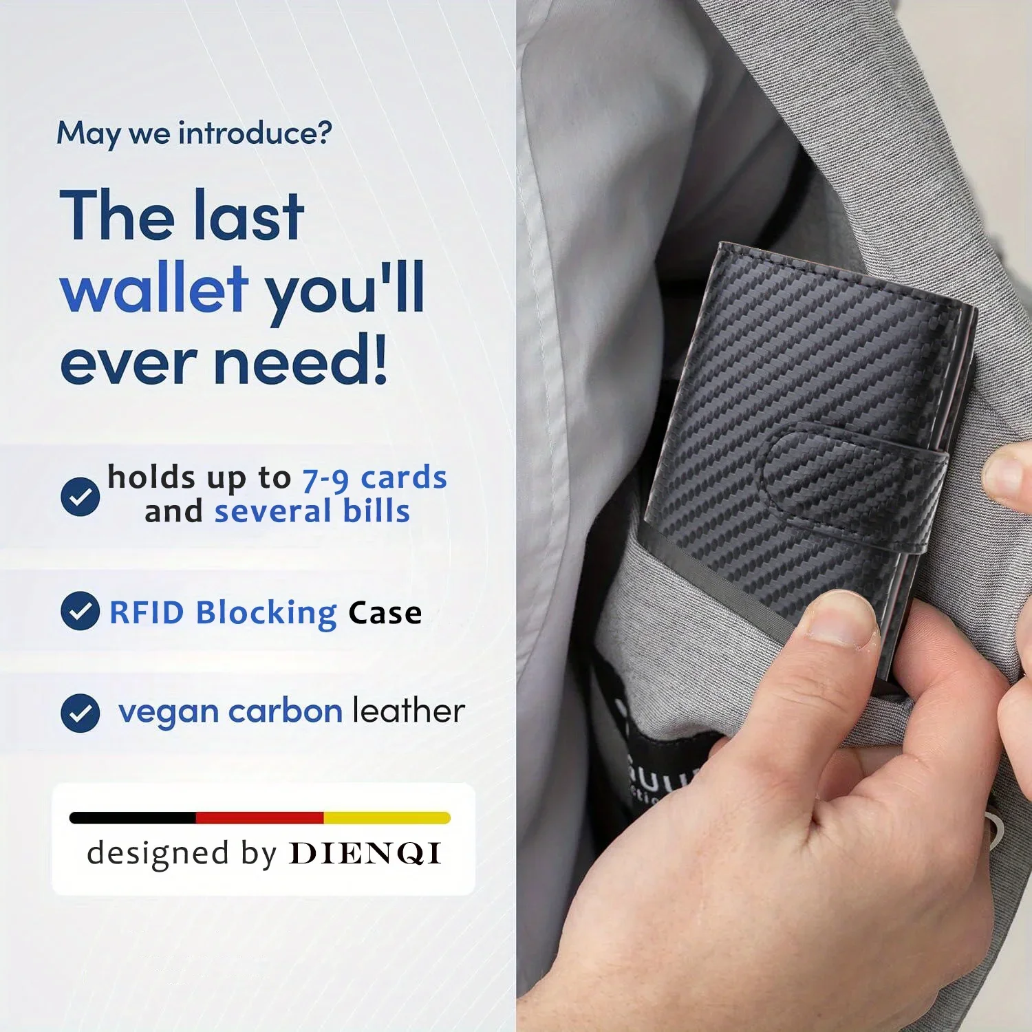 Microfiber Leather Business Ca - Coin Holder Men 리뷰 및 가격