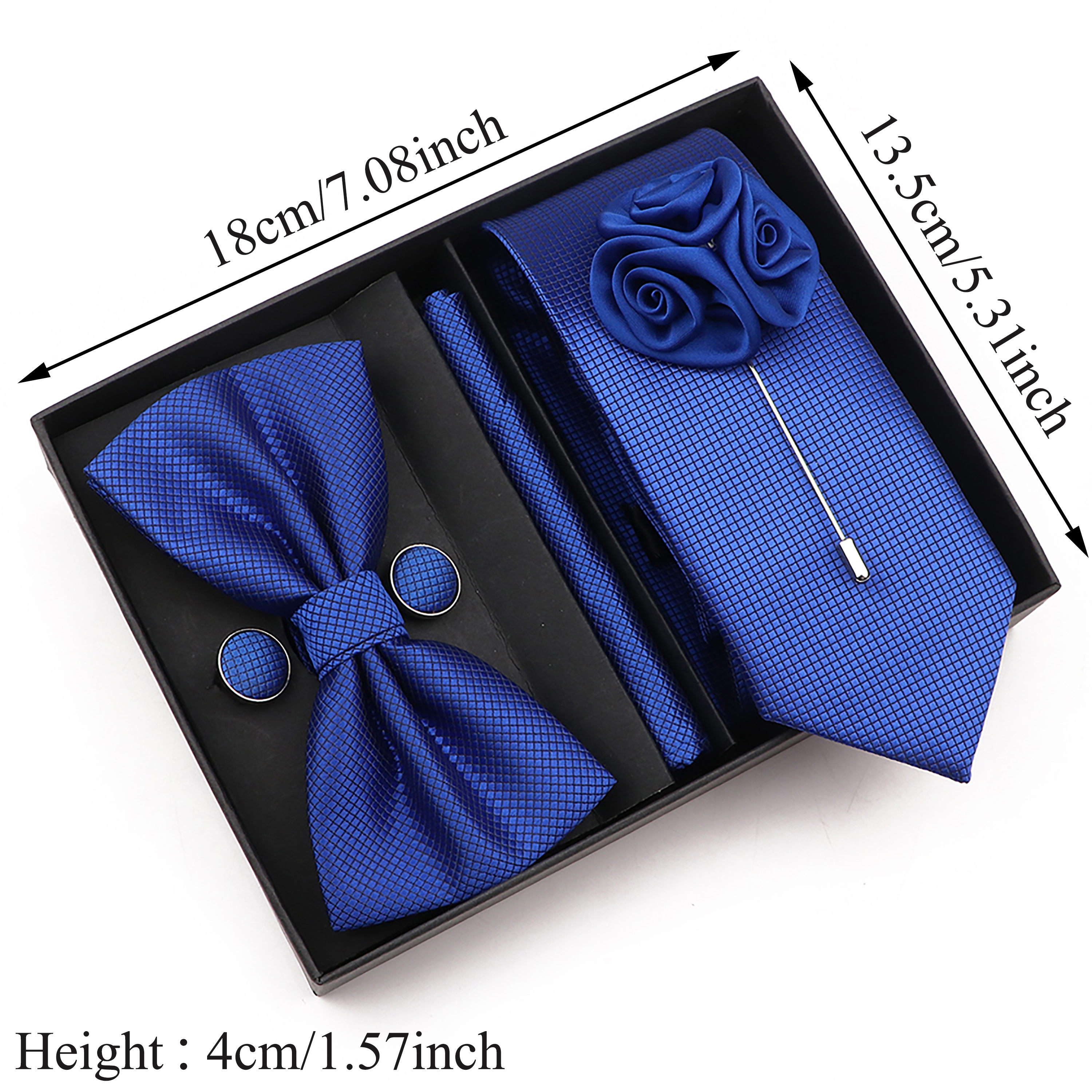 New Style Tie Set Solid Color  - Neck Tie Set Box 리뷰 및 가격