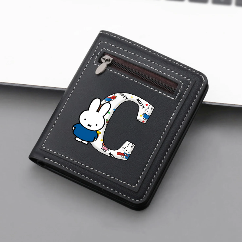 Miffy Anime Short Wallet Kawai - Coin Holder Men 리뷰 및 가격
