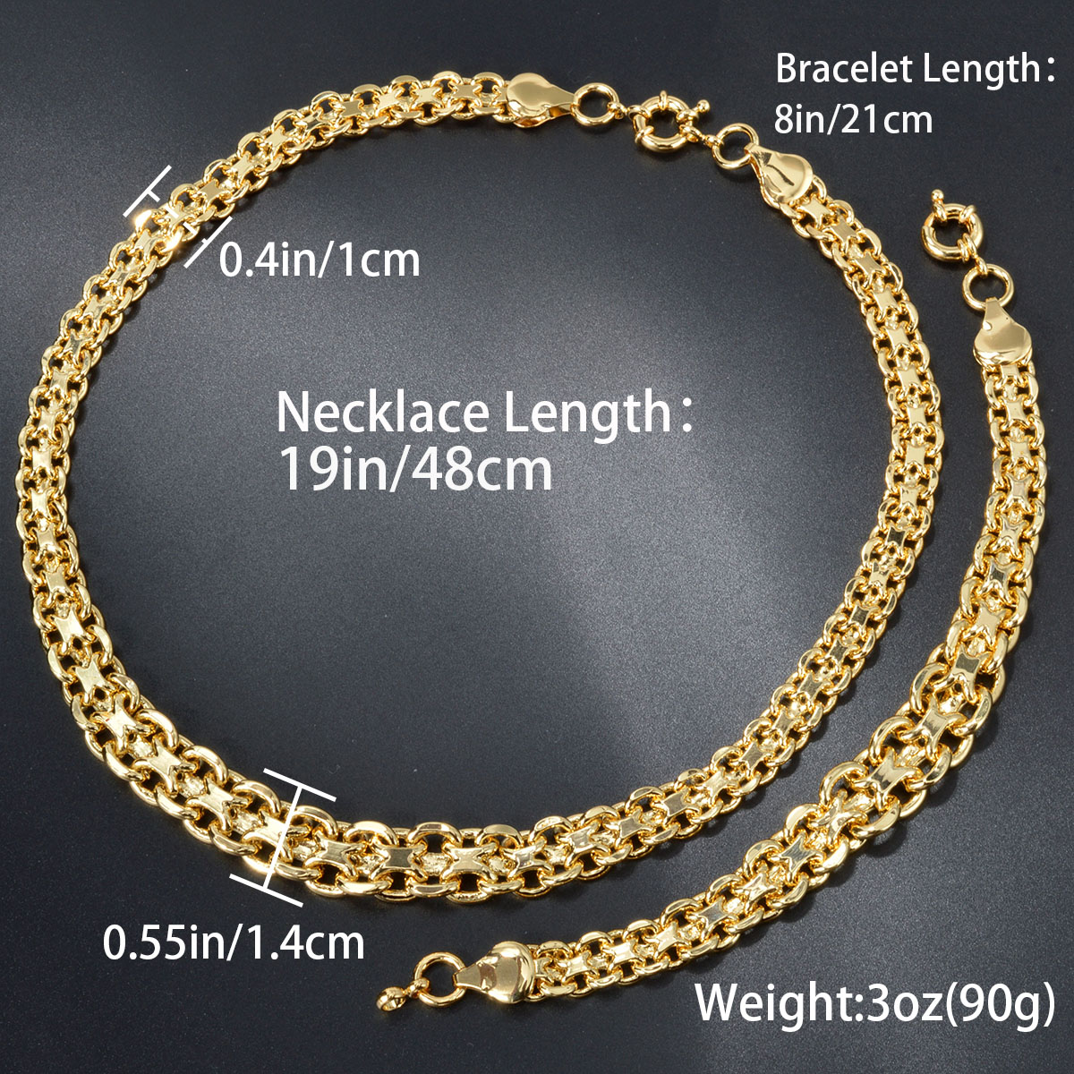 Sunny Luxury 18k Gold Plated G - Men'S Accessories Dubai 리뷰 및 가격