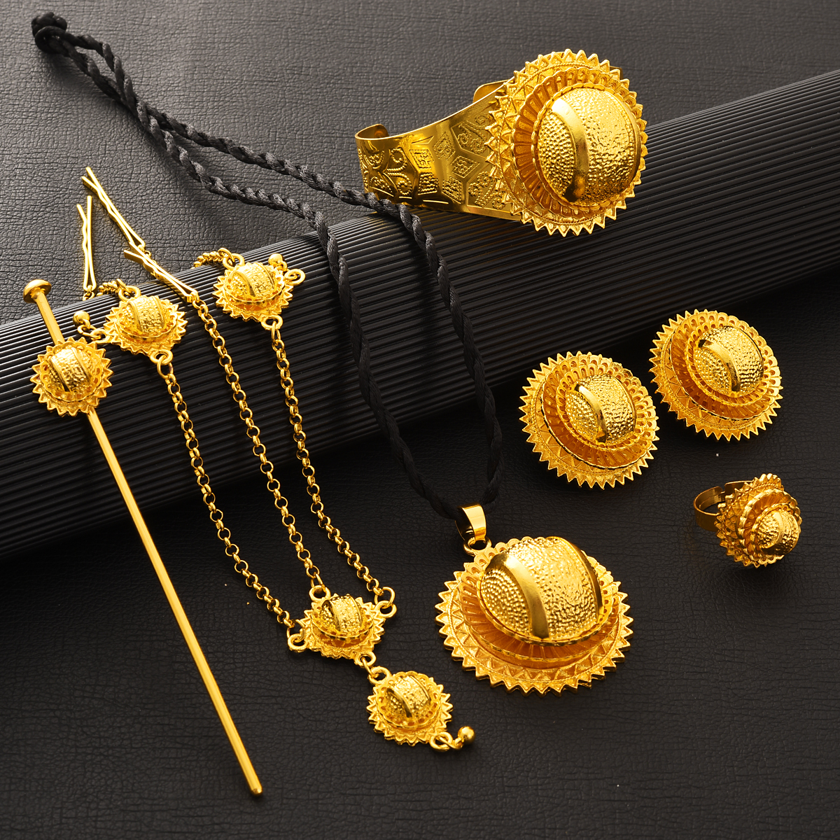 6pcs/set New Dubai 24K Gold Pl - Men'S Accessories Dubai 리뷰 및 가격