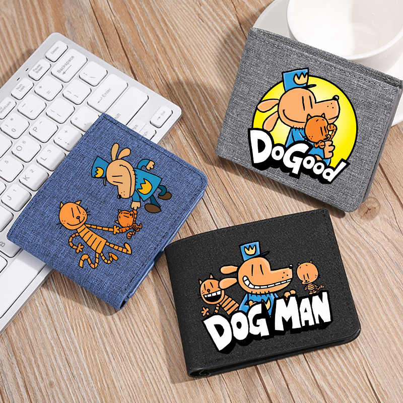 Dog Man Movie Wallet Cute Comi - Coin Holder Men 리뷰 및 가격