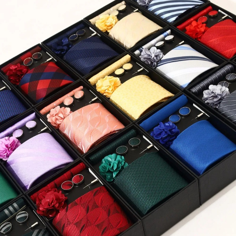 Luxury and Fashionable Men's T - Neck Tie Set Box 리뷰 및 가격