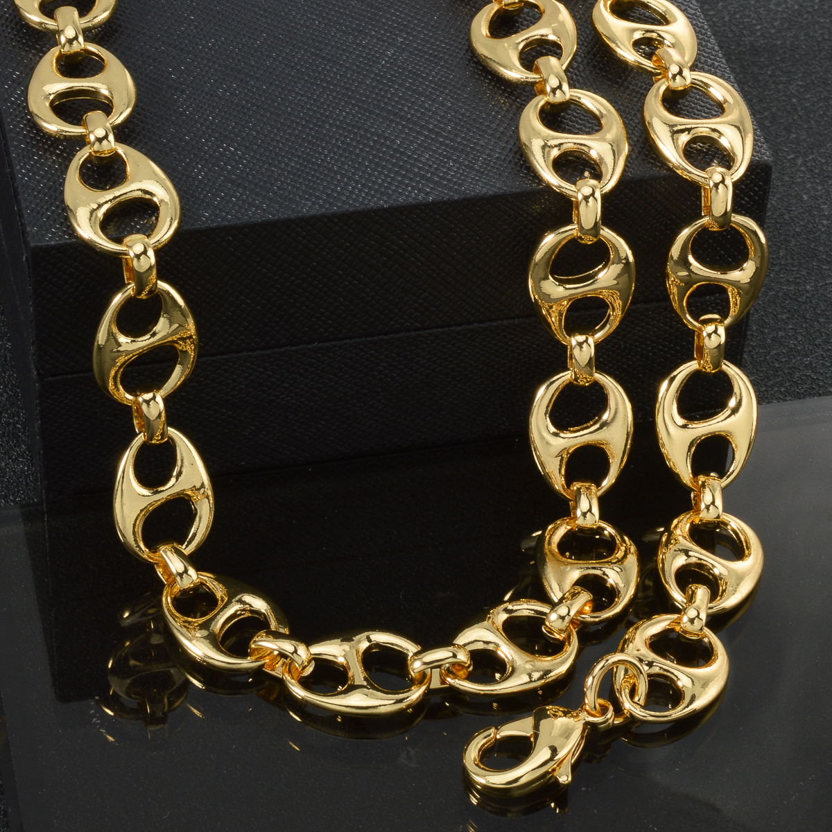 Pig Nose 18k Gold Plated Neckl - Men'S Accessories Dubai 리뷰 및 가격