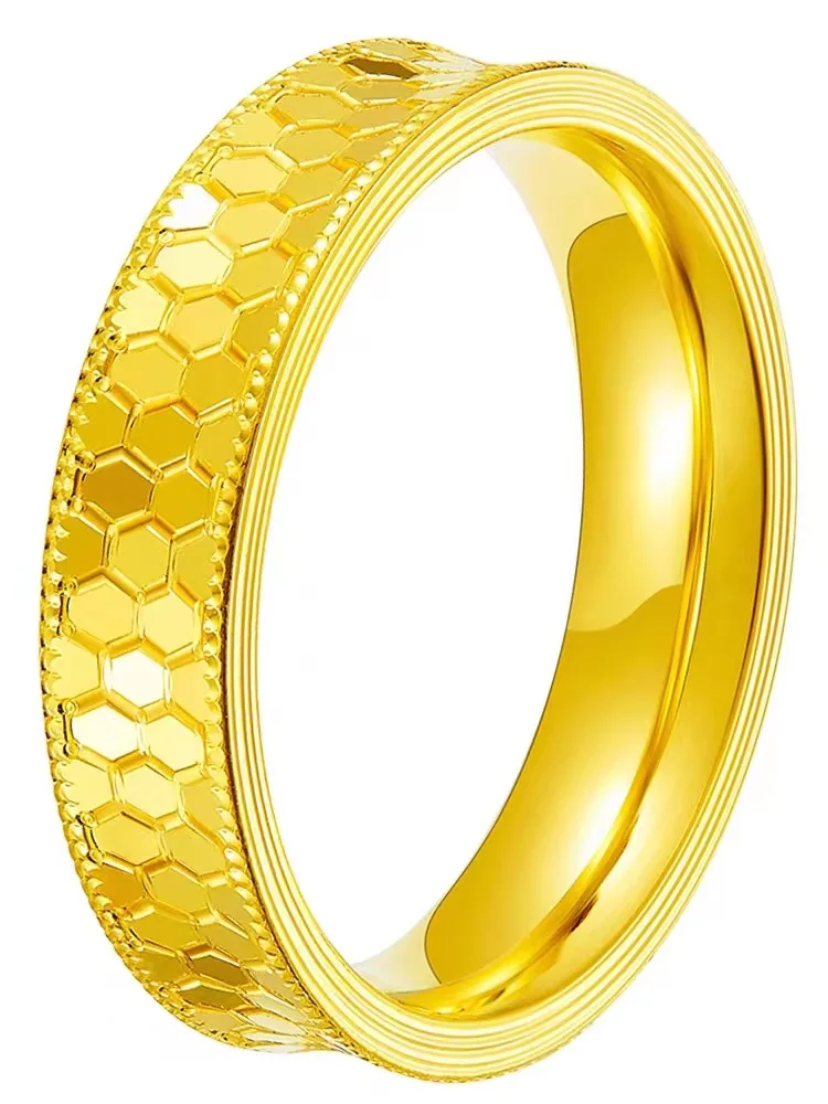 Pure Gold Color Shine Honeycom - Men'S Accessories Dubai 리뷰 및 가격