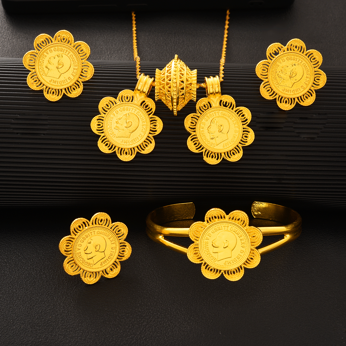 Dubai 24k Gold Plated Double P - Men'S Accessories Dubai 리뷰 및 가격