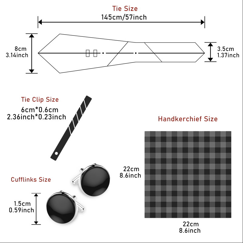 Hot Sale 8 cm Tie Handkerchief - Neck Tie Set Box 리뷰 및 가격