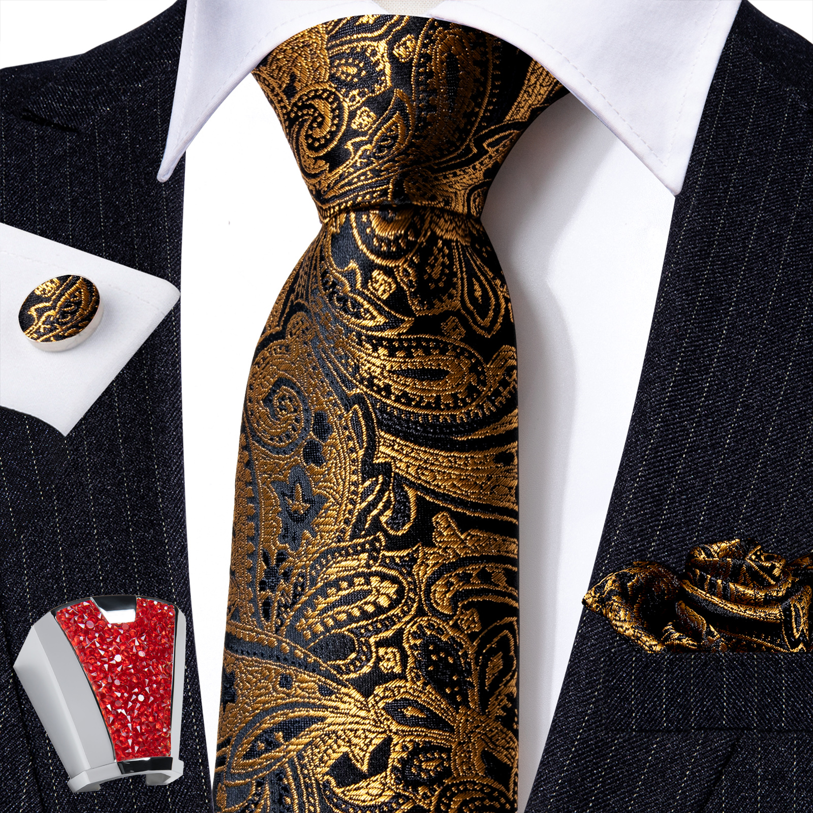 5pcs/Set Mens Ties for Men wit - Neck Tie Set Box 리뷰 및 가격