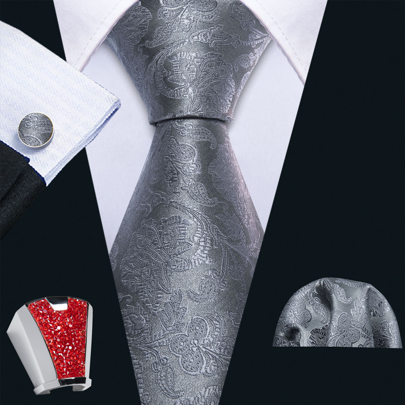 5pcs/Set Mens Ties for Men wit - Neck Tie Set Box 리뷰 및 가격