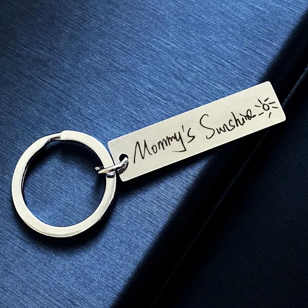 Actual Handwriting Keychain Cu - Men'S Accessories Gift Ideas 리뷰 및 가격