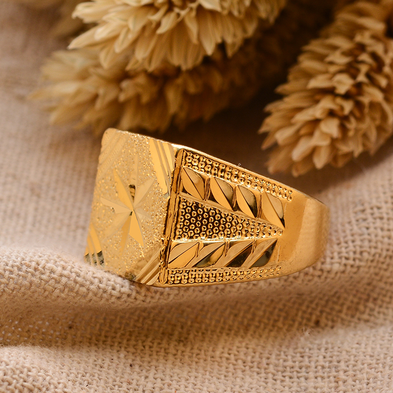 Dubai Ethiopia Gold Color Ring - Men'S Accessories Dubai 리뷰 및 가격