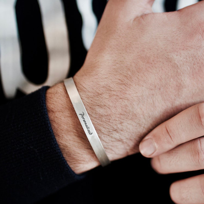 4MM To 8MM Free Engraving Cuff - Men Accessories Wrist 리뷰 및 가격