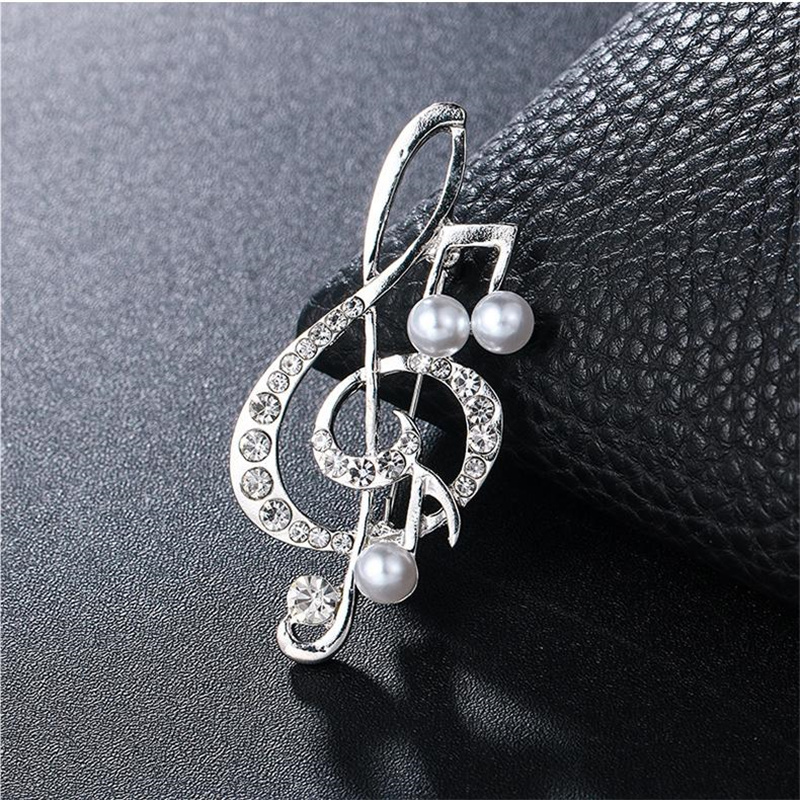 1Pc Elegant Musical Note Brooc - Men'S Accessories Gift Ideas 리뷰 및 가격
