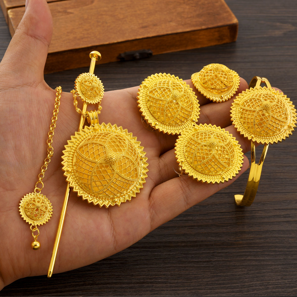 Africa Dubai Golden Color Jewe - Men'S Accessories Dubai 리뷰 및 가격