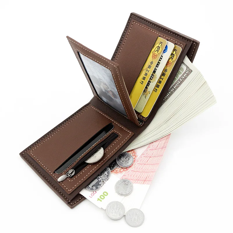 Slim Card Holder Male Purses C - Coin Holder Men 리뷰 및 가격