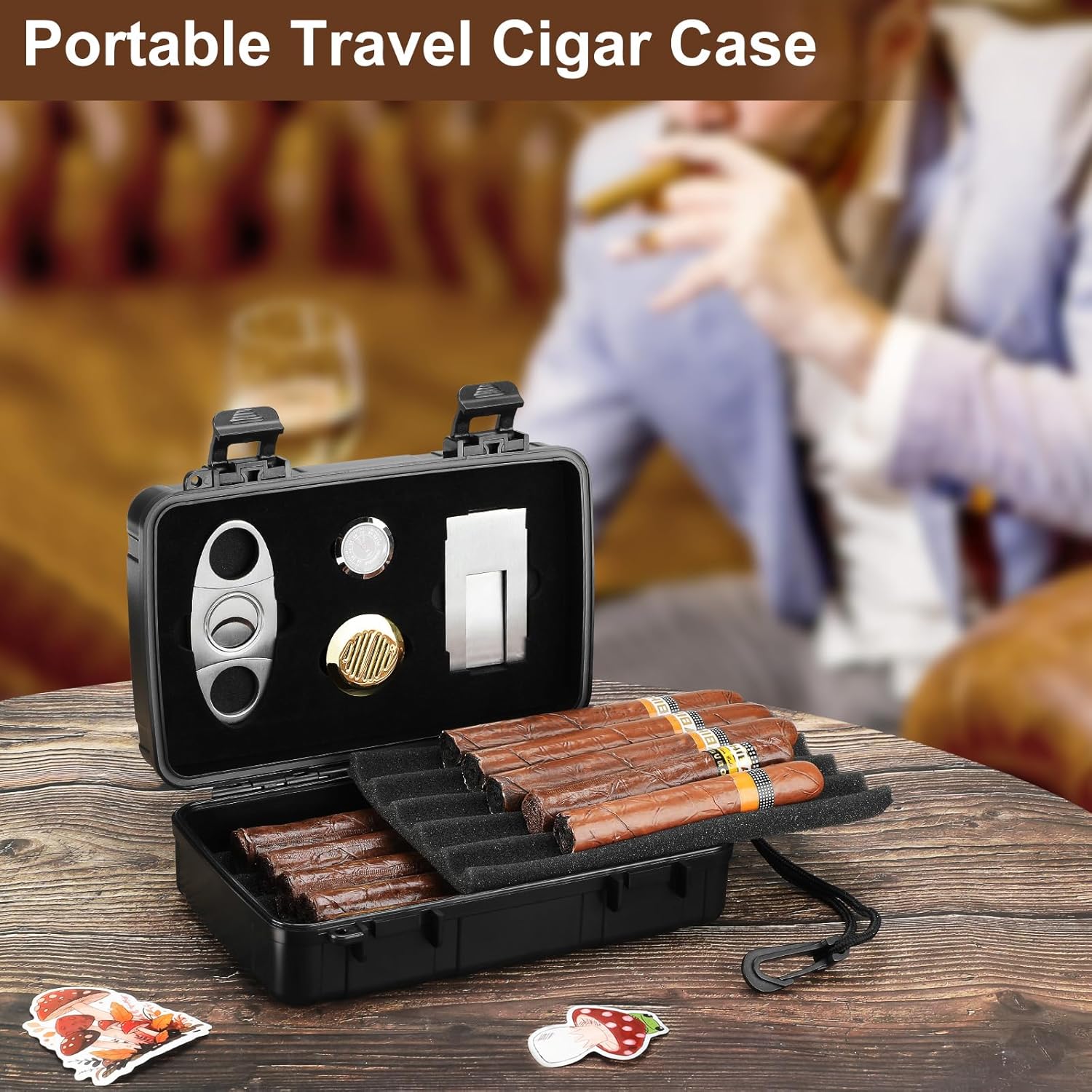 Portable Cigar Humidor Holds 1 - Men'S Mens Accessories 리뷰 및 가격