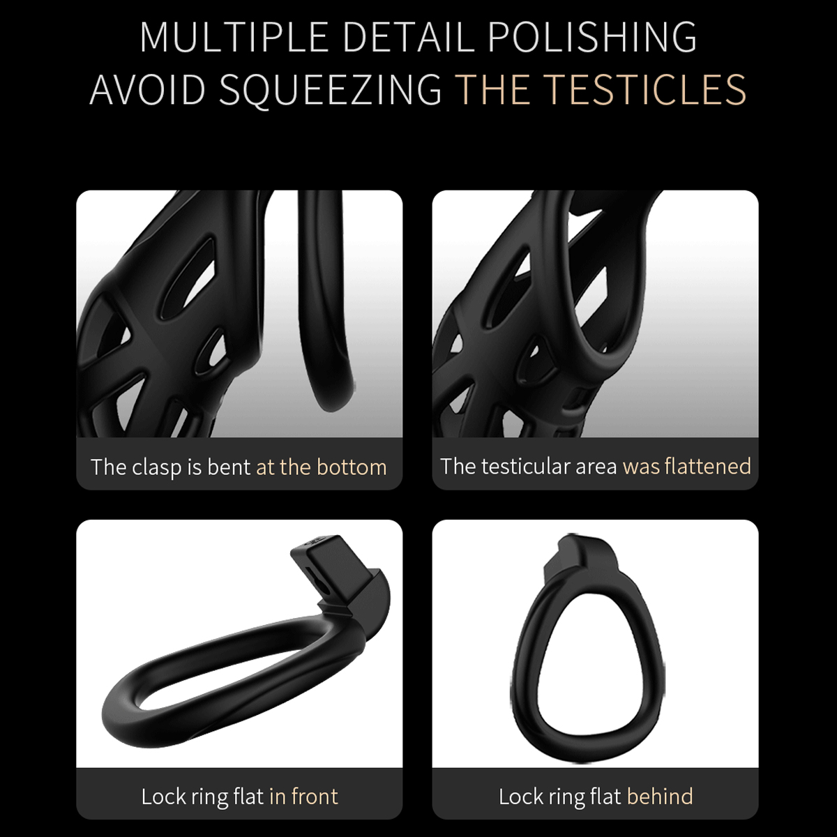 Male Chastity Cage Penis Lock  - Men'S Mens Accessories 리뷰 및 가격
