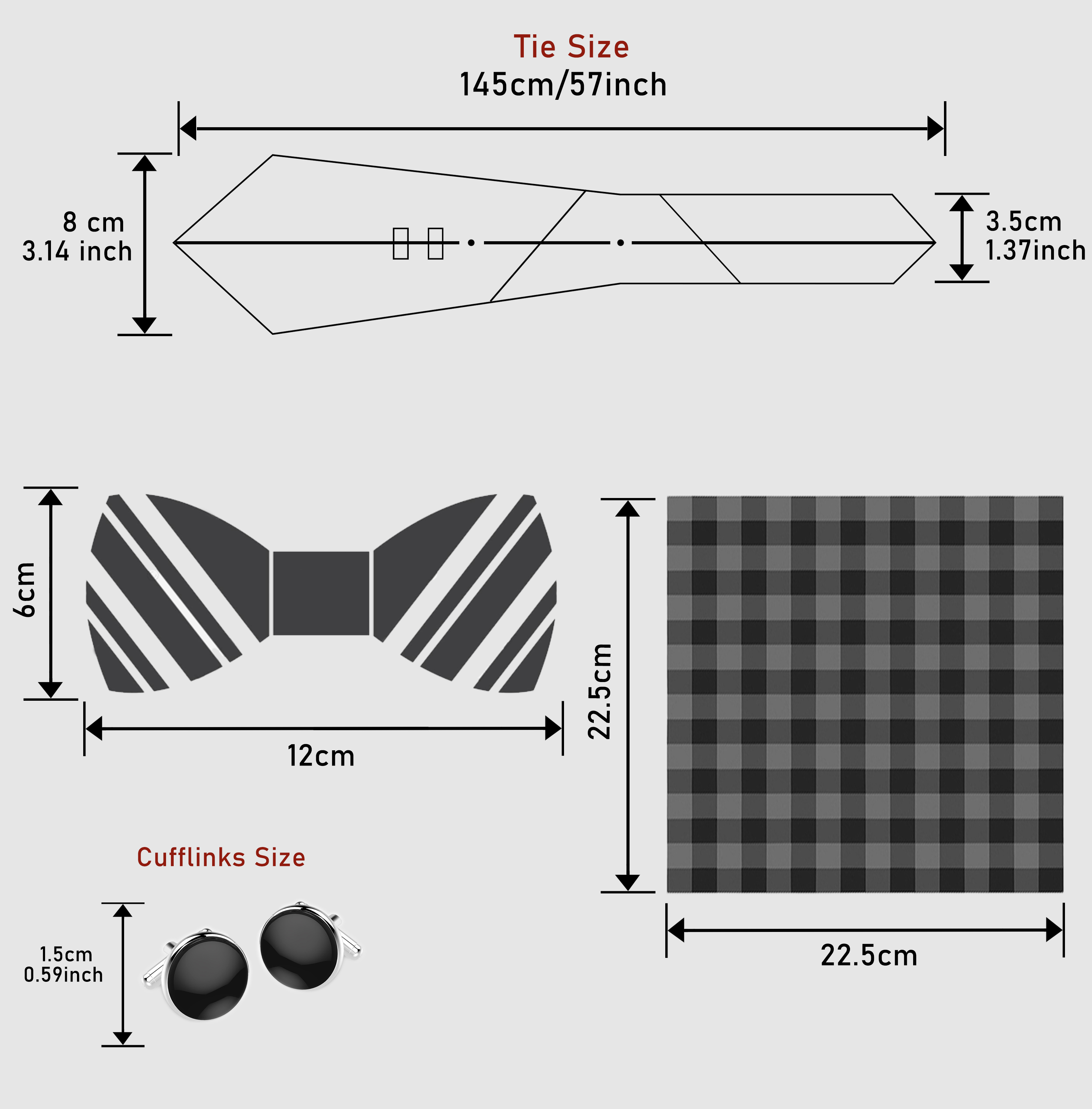 Luxury Holiday Gift Box Bran F - Neck Tie Set Box 리뷰 및 가격