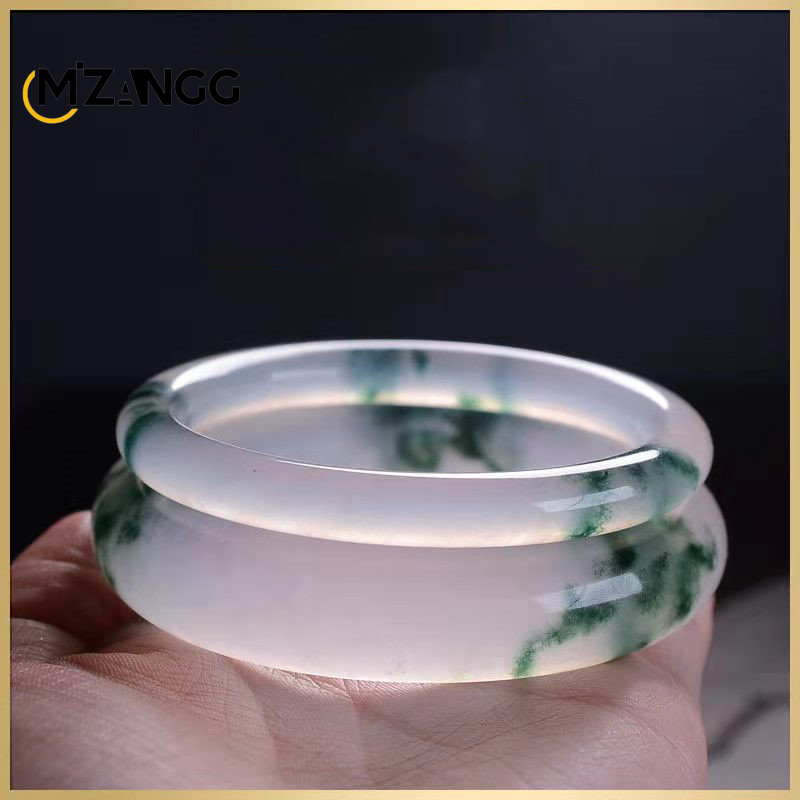 Natural Green Jadeite Bangle J - Men Accessories Wrist 리뷰 및 가격