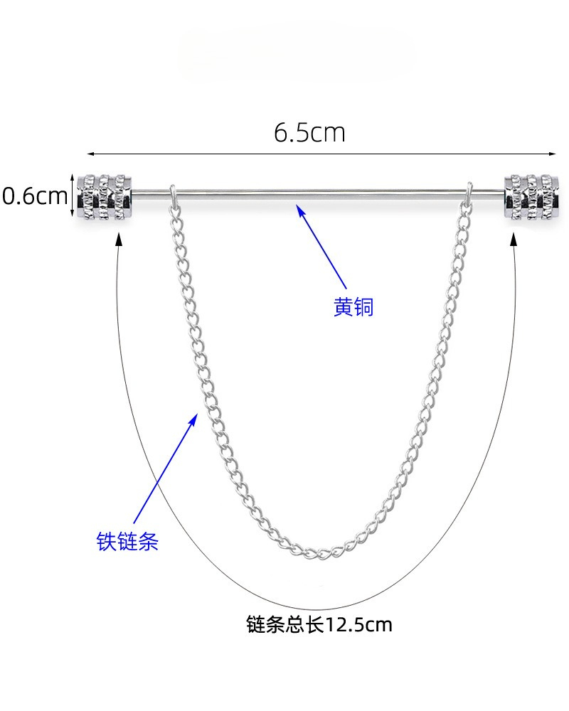 New Men's Brooch for Shirt Sta - Men'S Mens Accessories 리뷰 및 가격