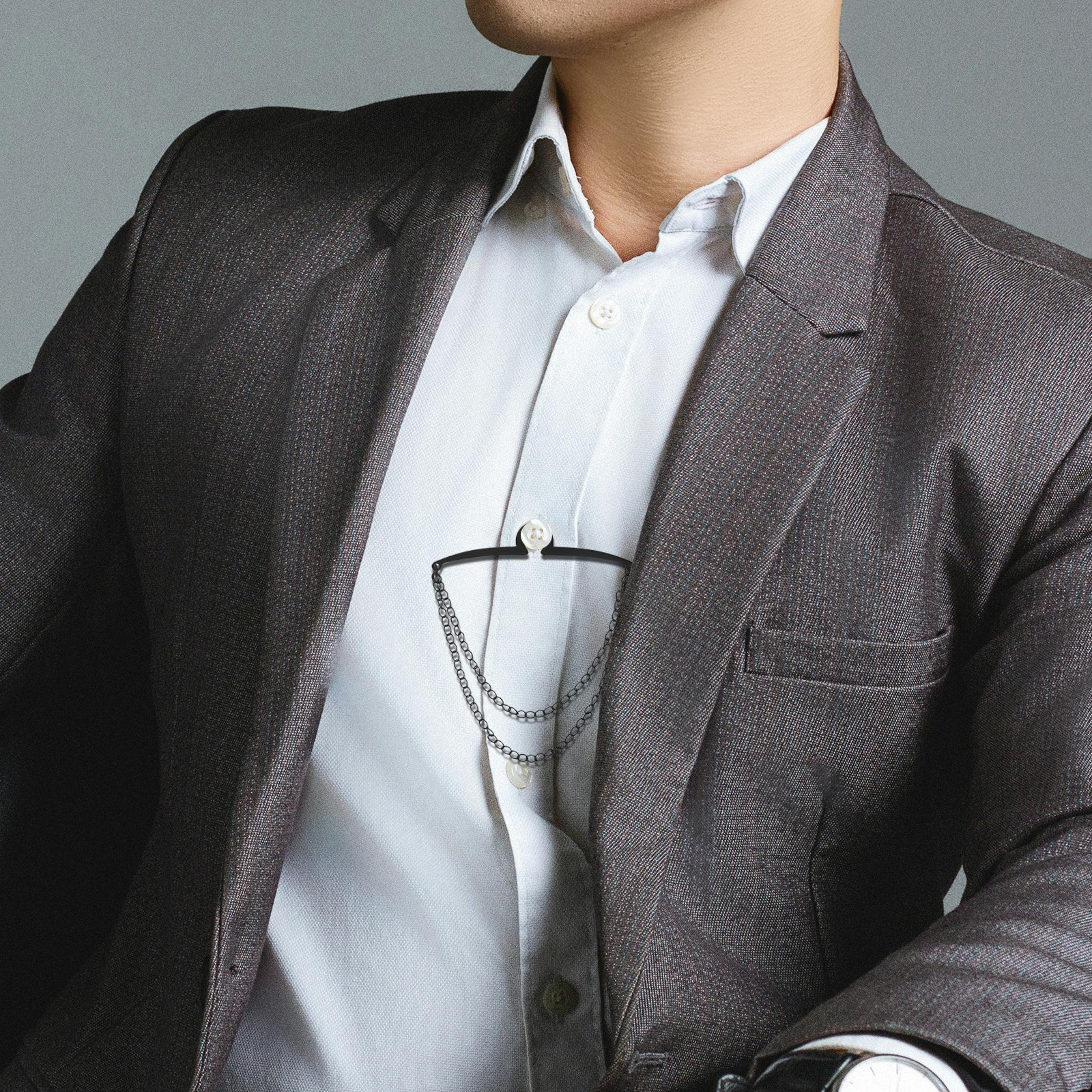3Pcs Men Shirt Tie Chain Clips - Men'S Mens Accessories 리뷰 및 가격