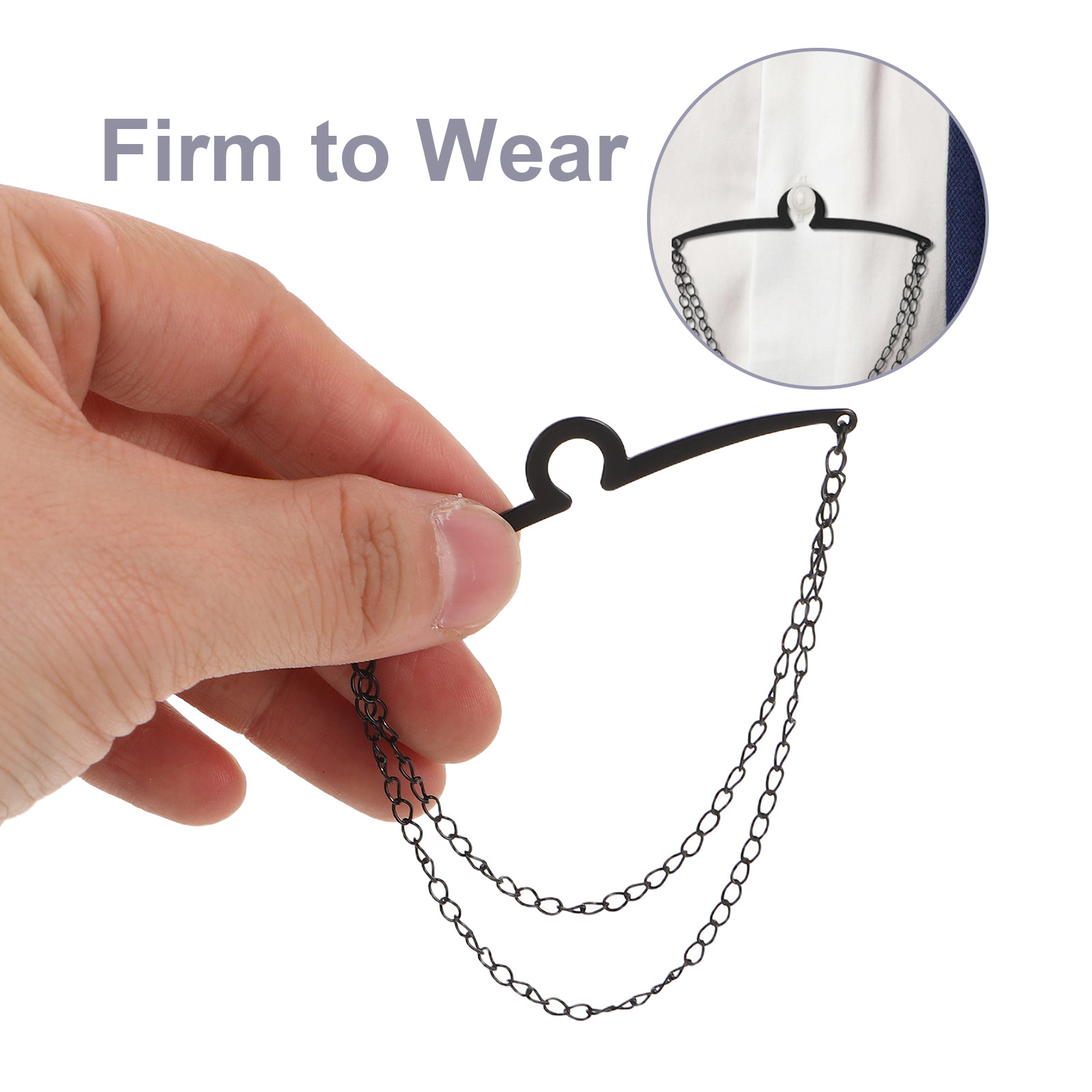 3Pcs Men Shirt Tie Chain Clips - Men'S Mens Accessories 리뷰 및 가격