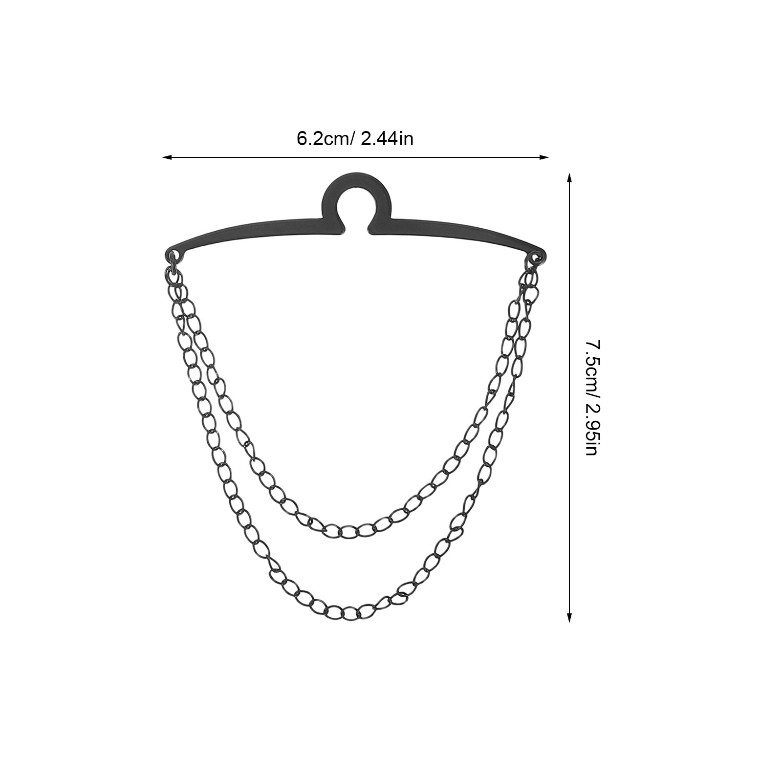 3Pcs Men Shirt Tie Chain Clips - Men'S Mens Accessories 리뷰 및 가격