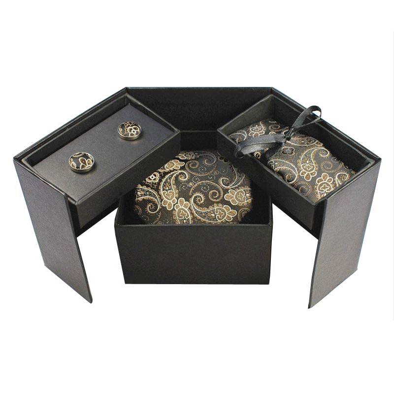 GUSLESON Tie Set Hanky Cufflin - Neck Tie Set Box 리뷰 및 가격