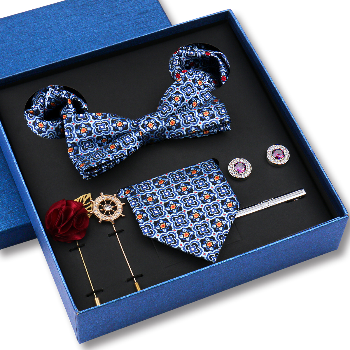 Men's Tie Set Gift Box Paisley - Neck Tie Set Box 리뷰 및 가격