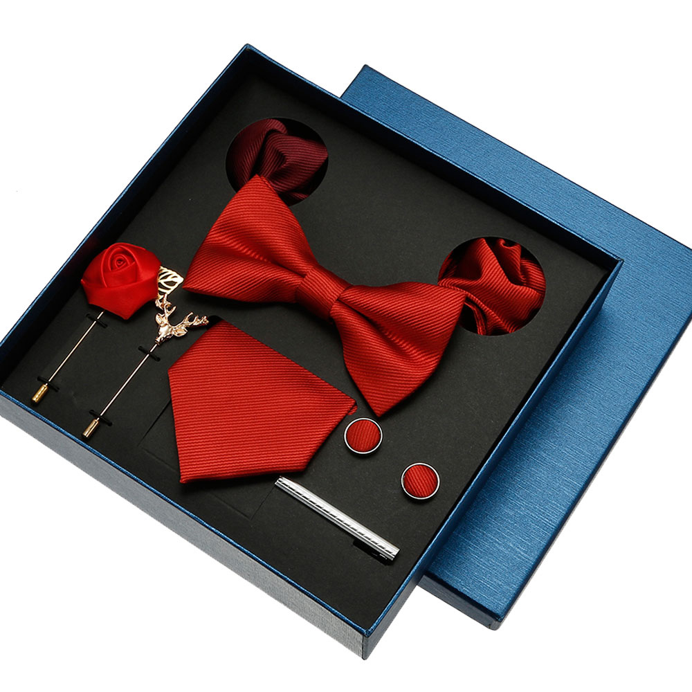 Plain Tie Set For Men Solid Co - Neck Tie Set Box 리뷰 및 가격