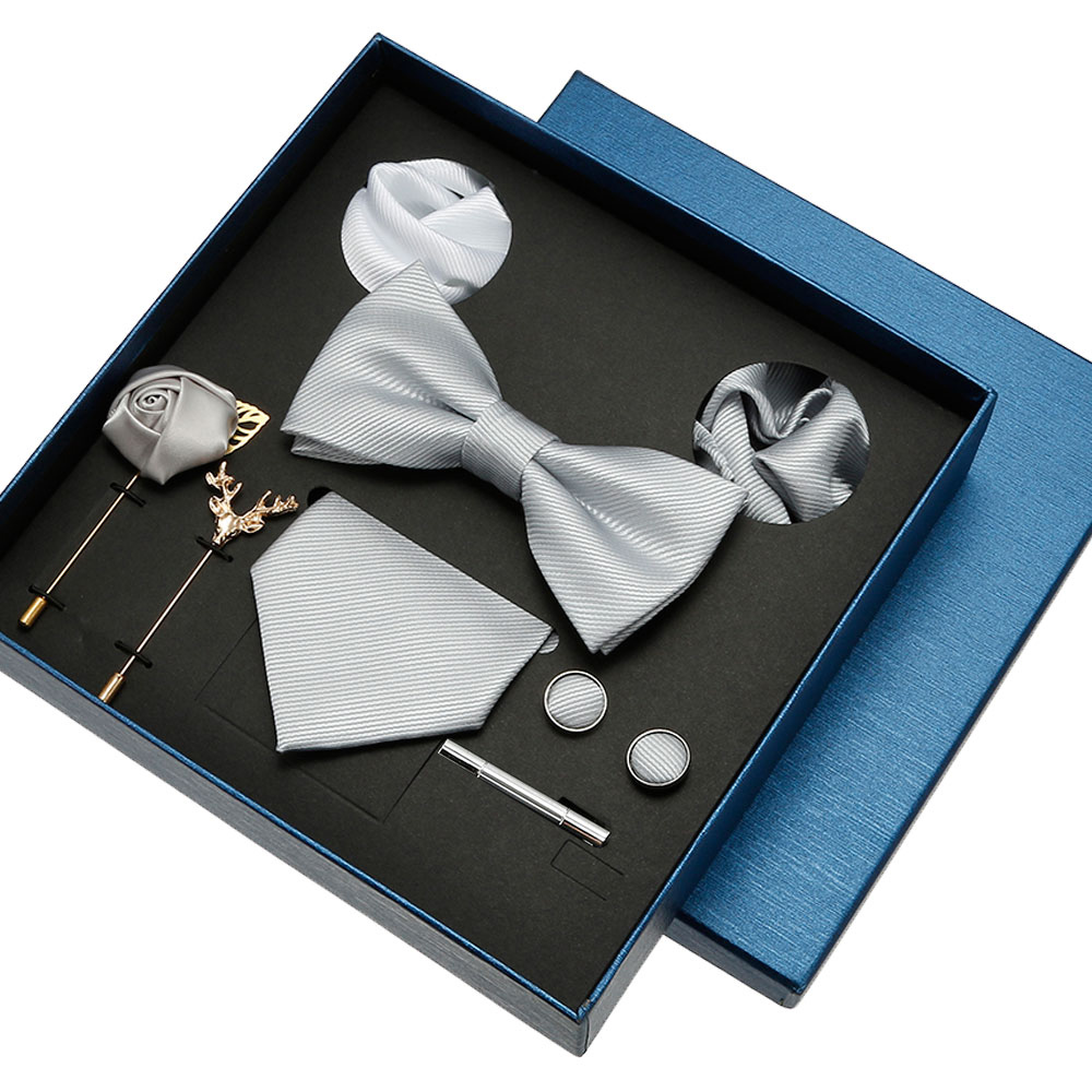 Plain Tie Set For Men Solid Co - Neck Tie Set Box 리뷰 및 가격