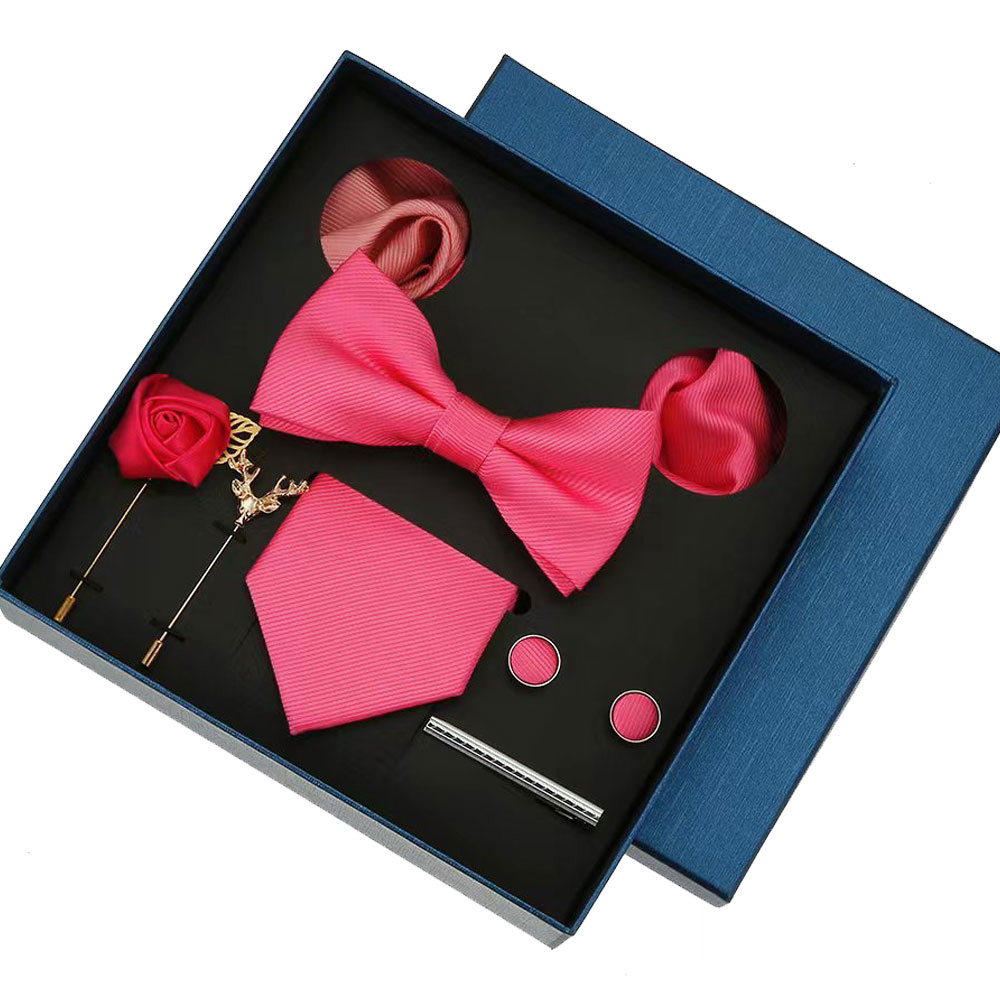 Plain Tie Set For Men Solid Co - Neck Tie Set Box 리뷰 및 가격